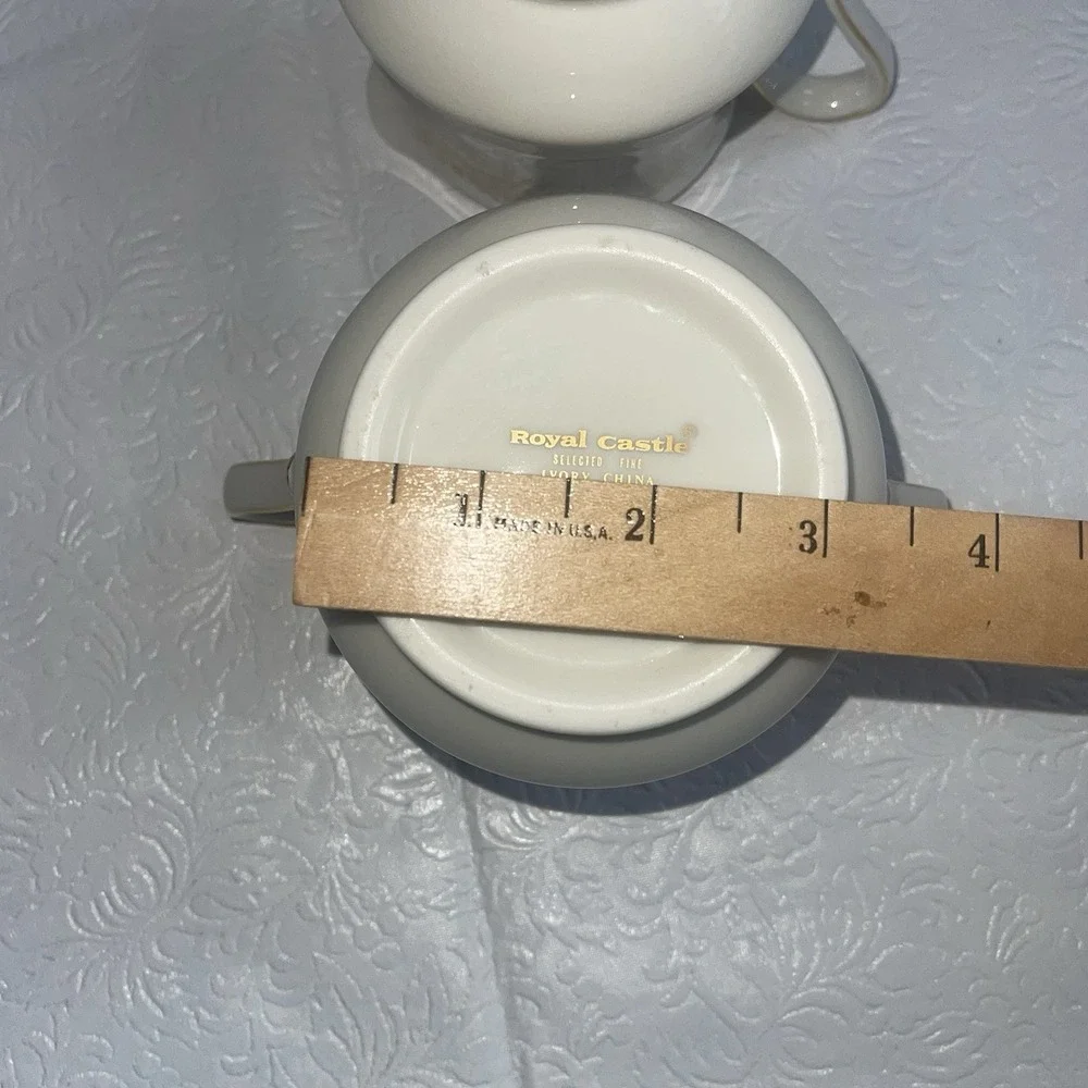 Royal Castle Legacy Floral Pattern Creamer & Sugar Bowl(No Lid) Victorian